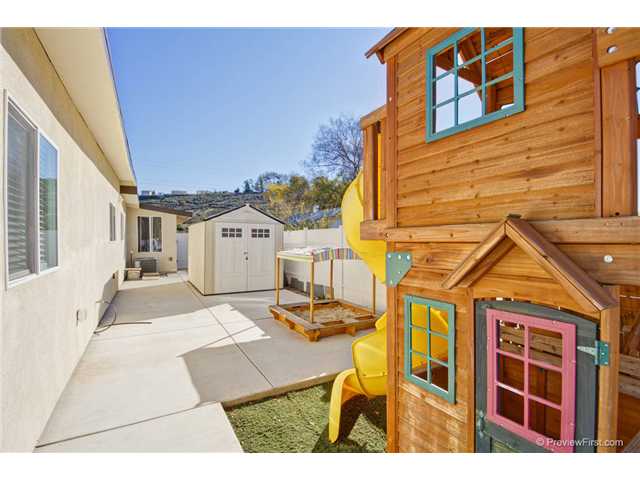 13754 Tobiasson Road Poway, CA 92064 - Photo 17 of 18 Wonderful play area and storage in the back yard.