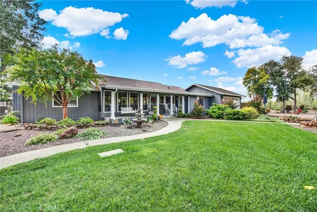 a view of a entryway door front of house