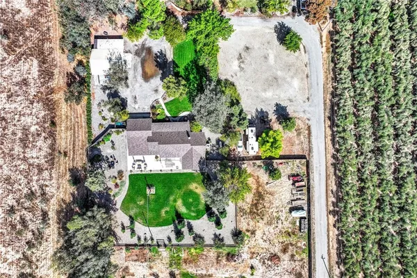 a view of a lake with a garden and lake view