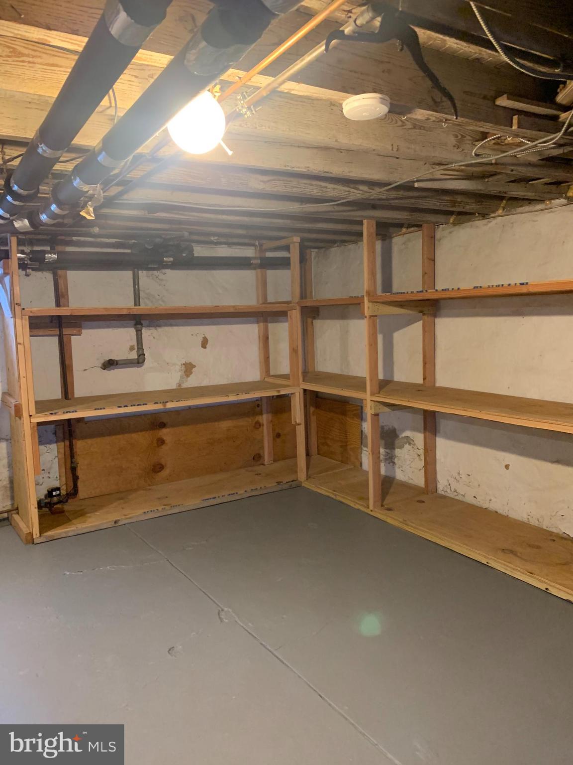 6923 Guilford Road Upper Darby, PA 19082 - Photo 22 of 28 Basement Storage Shelfs