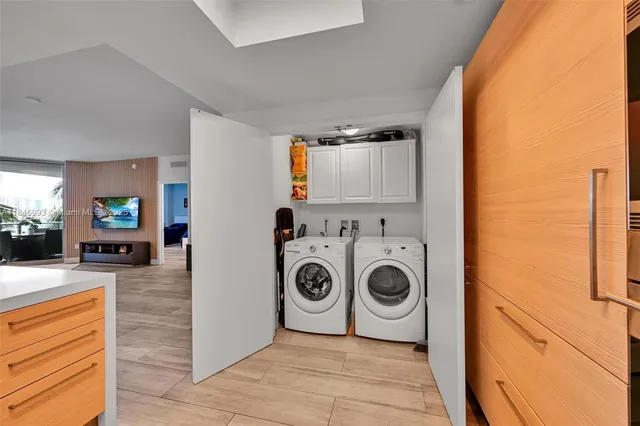 view of living room with furniture and flat screen tv