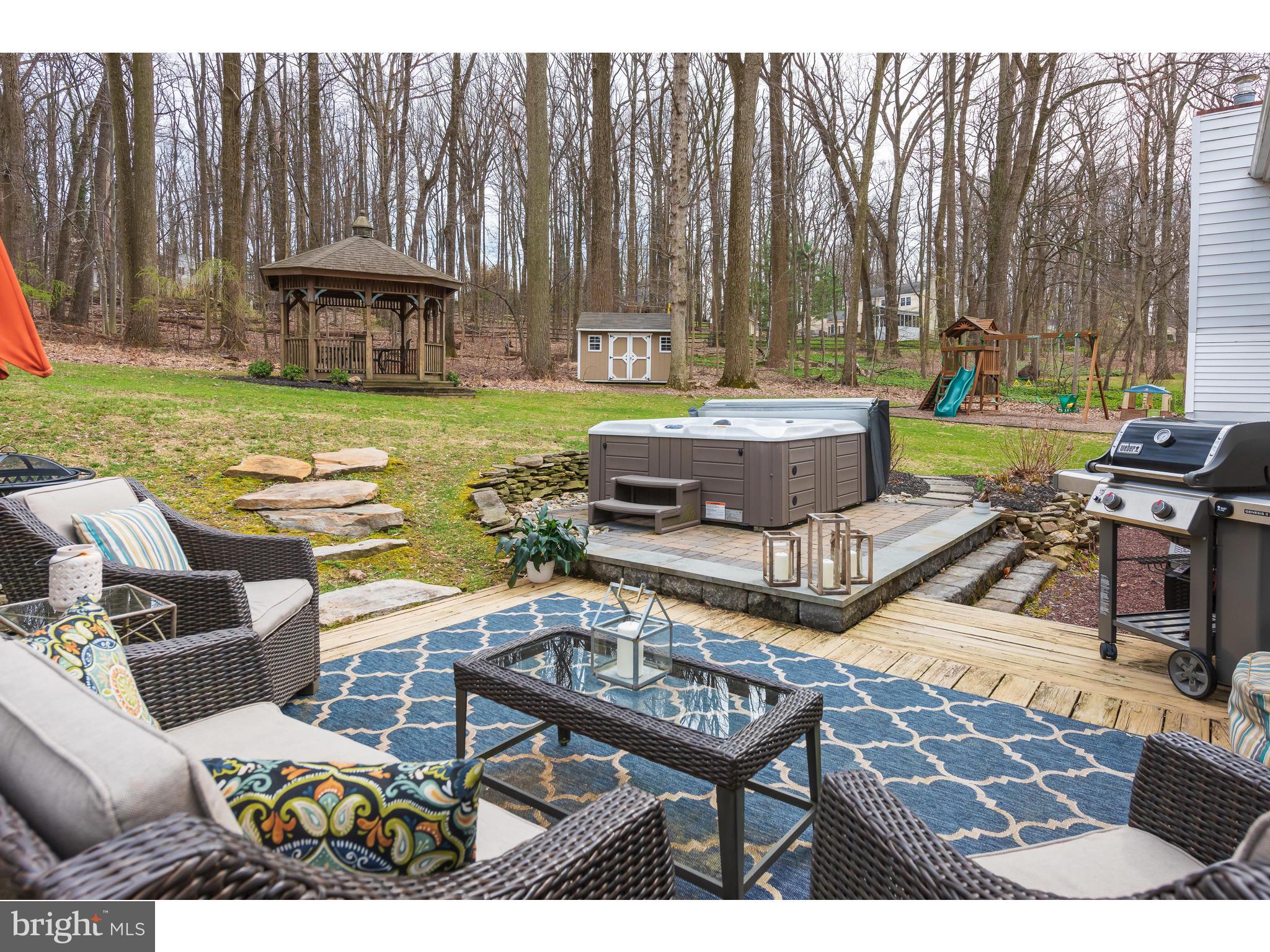 870 Taylor Road Downingtown, PA 19335 - Photo 24 of 24 Deck looking out into the yard.