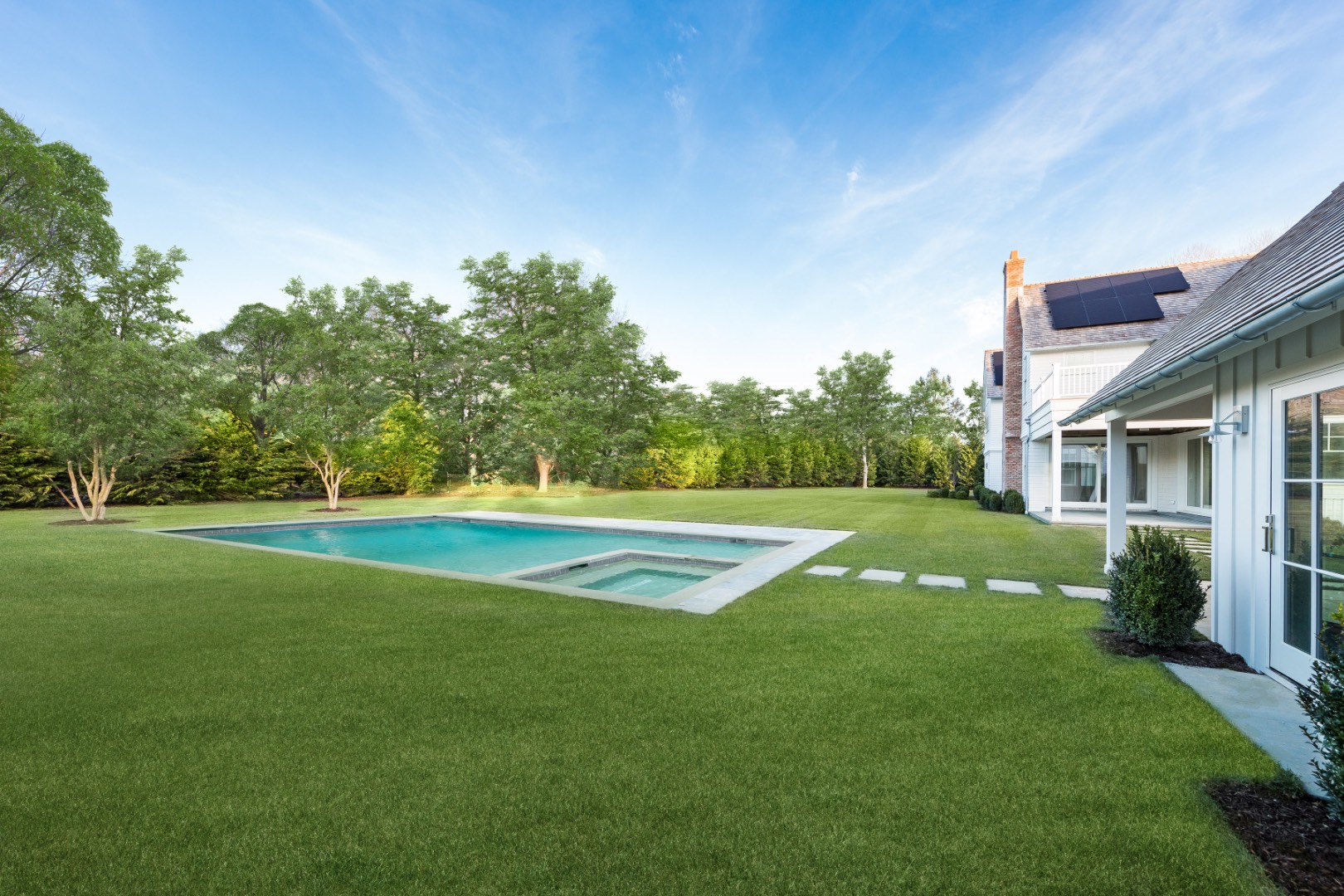 7 Fieldview Lane East Hampton, NY 11937 - Photo 12 of 43 a view of a house with a big yard