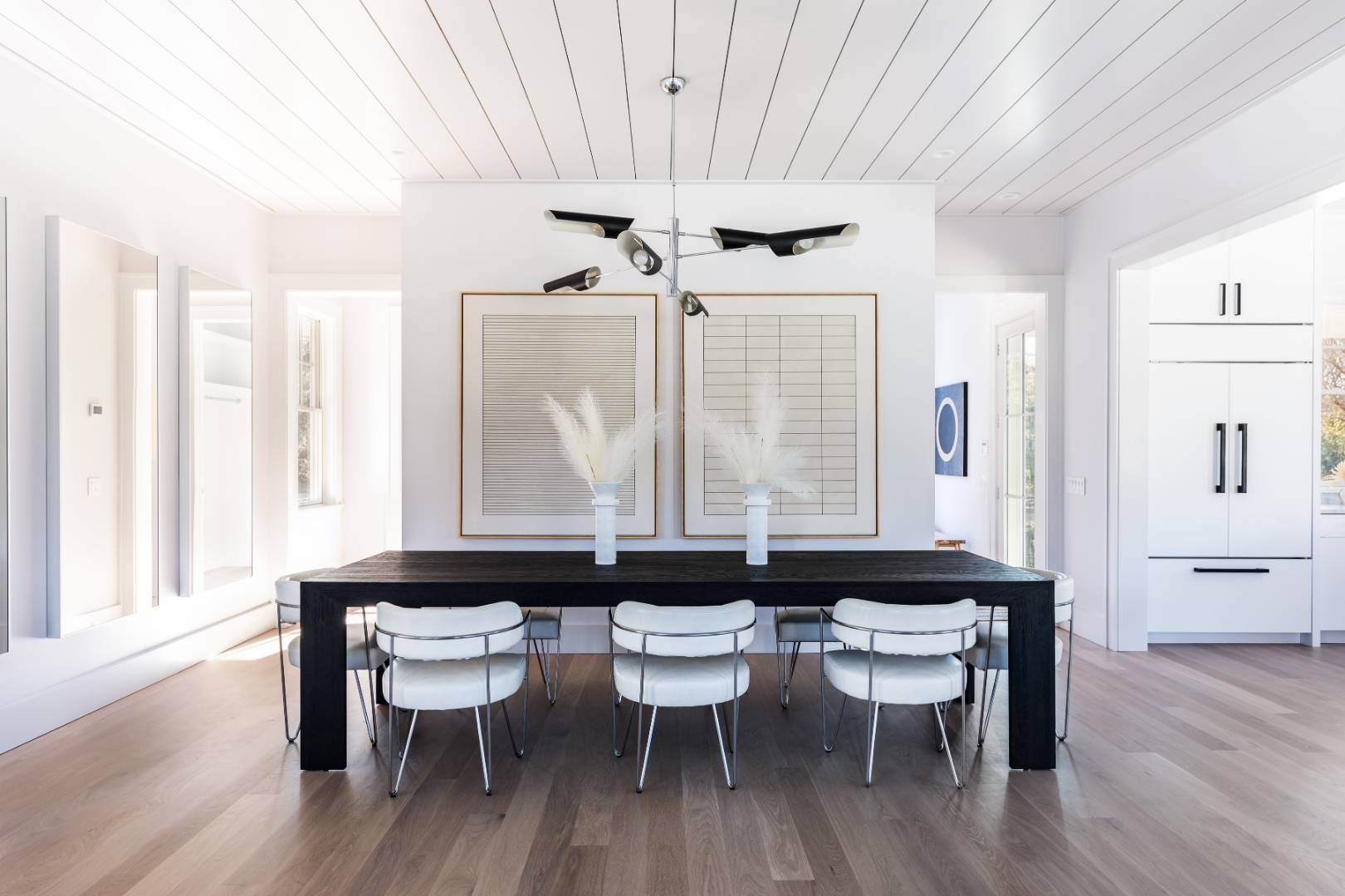 7 Fieldview Lane East Hampton, NY 11937 - Photo 24 of 43 a view of a dining room with furniture window and wooden floor