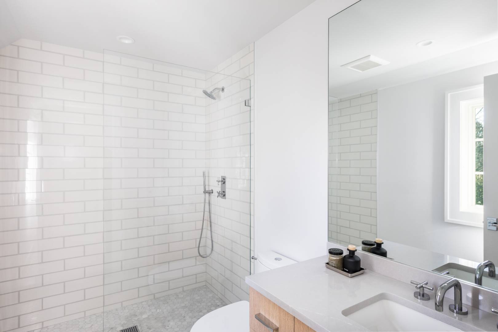 7 Fieldview Lane East Hampton, NY 11937 - Photo 36 of 43 a bathroom with a sink a toilet and a shower