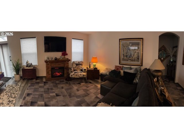 5367 Elk Ridge Drive Eugene, OR 97402 - Photo 11 of 31 a living room with furniture and a flat screen tv