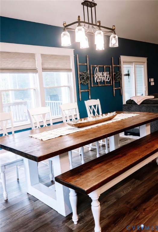 219 Eliza Lane Aylett, VA 23009 - Photo 8 of 21 Dining area with wood finished floors