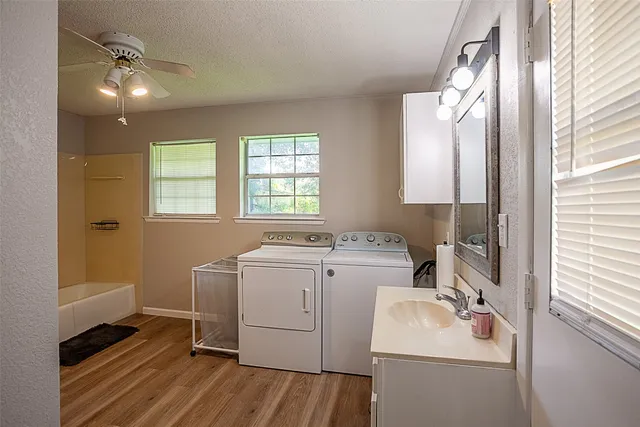 a room with a desk and chair