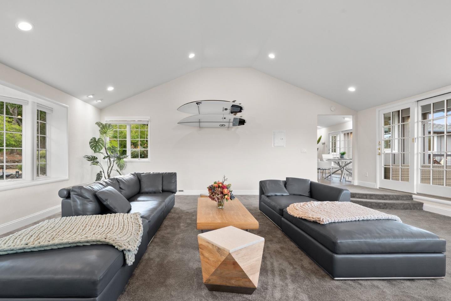 770 Graham Hill Road Santa Cruz, CA 95060 - Photo 34 of 83 a living room with furniture and a large window