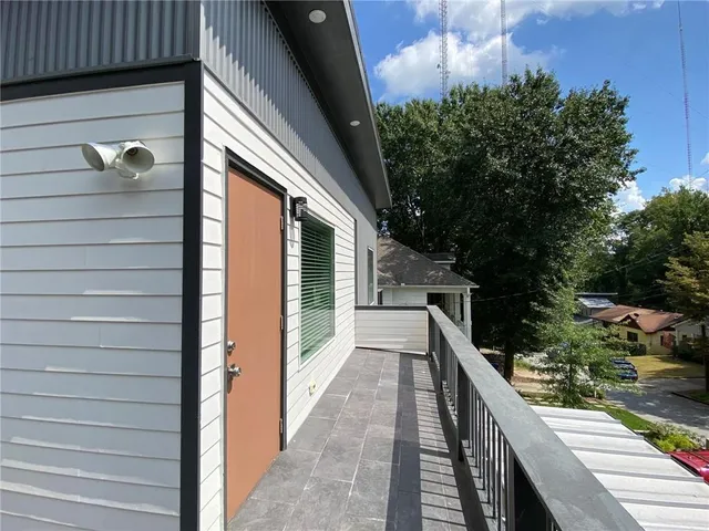 a view of balcony and deck