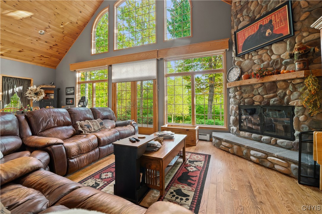 9219 North Pond Road Boonville, NY 13309 - Photo 7 of 43 Floor to ceiling stone FP