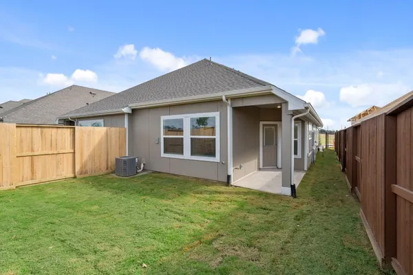 a view of an ocean with a swimming pool and outdoor space