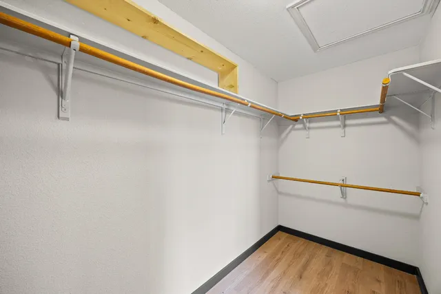 a view of walk in closet