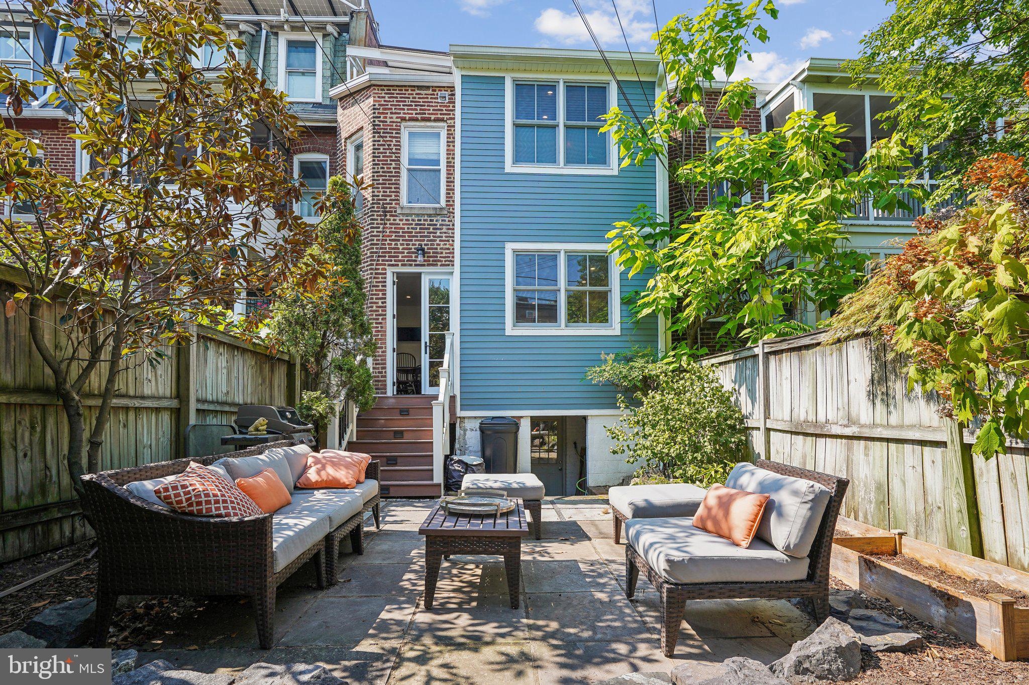626 D Street Northeast Washington, DC 20002 - Photo 11 of 26 Al Fresco Oasis just off Kitchen with Seating