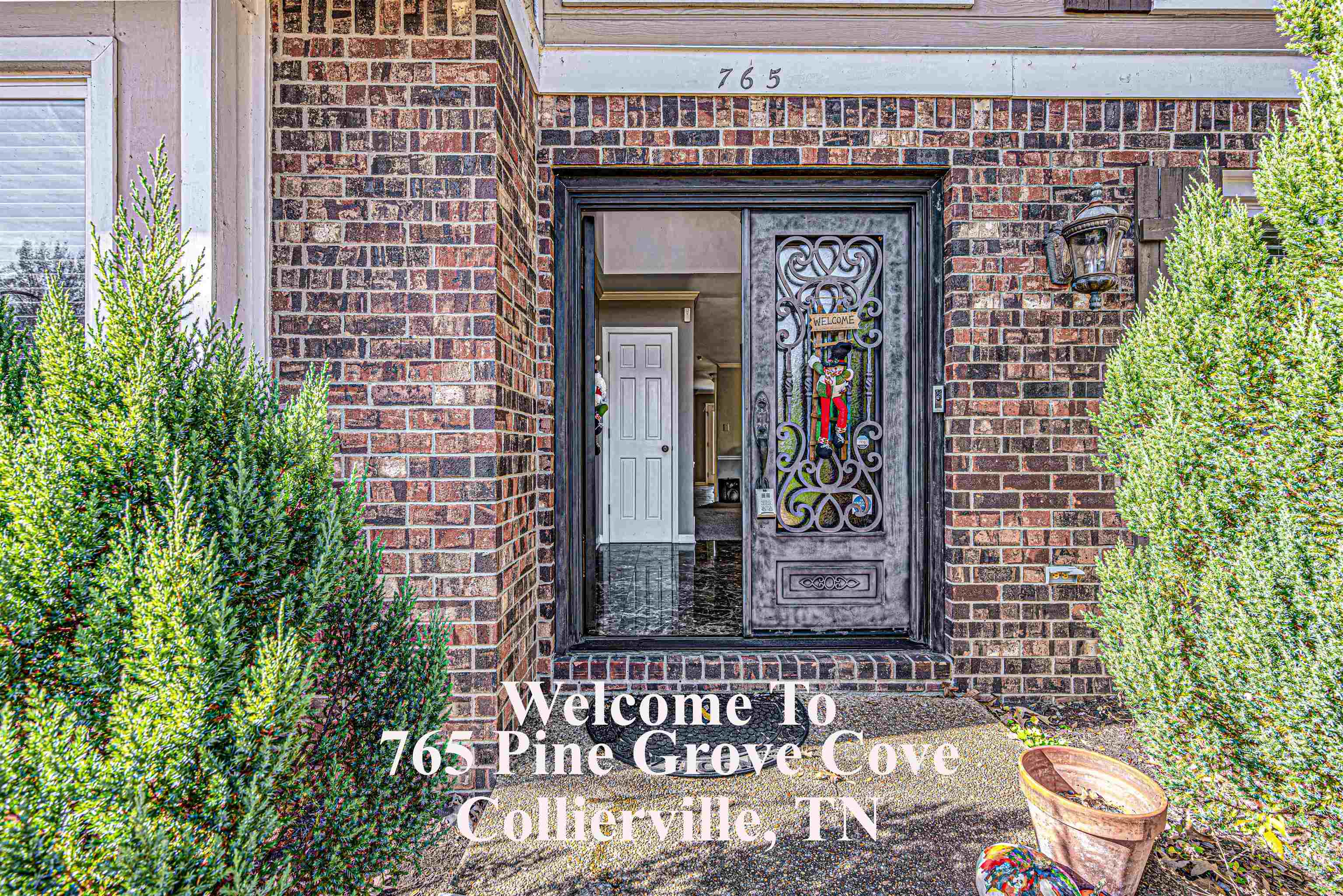 765 Pine Grove Cove Collierville, TN 38017 - Photo 2 of 31 a front view of a building with a garden