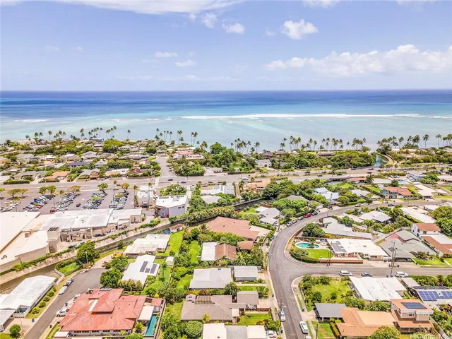 a view of a lake with a mountain in the background