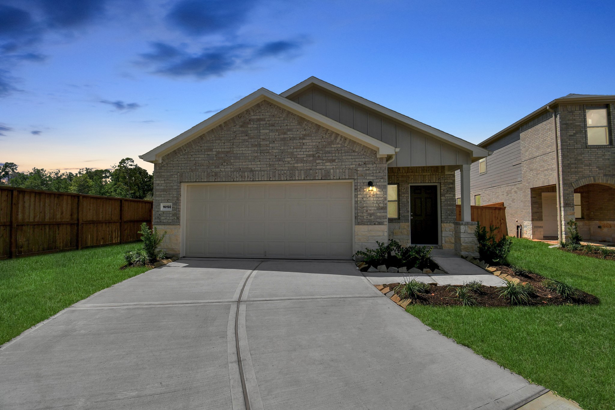 16150 Elbridge Court Conroe, TX 77302 - Photo 29 of 46 In summary, this beautiful brand new home on a premium cul-de-sac lot offers a perfect blend of modern living, elegant design, and ample outdoor space. It's a place where comfort and the joy of leasing a home come together harmoniously.