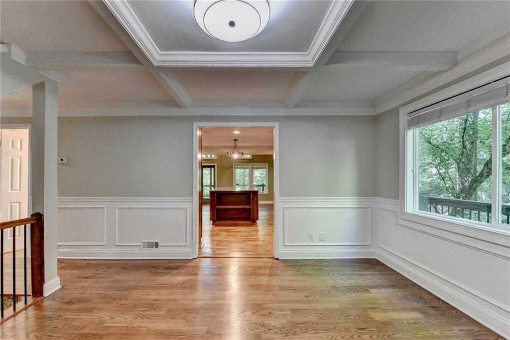 975 Timber Lake Trail Cumming, GA 30041 - Photo 33 of 82 an empty room with wooden floor and windows