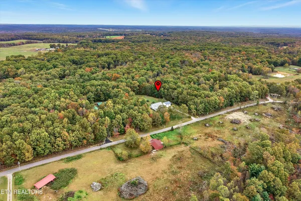 a view of city and mountain