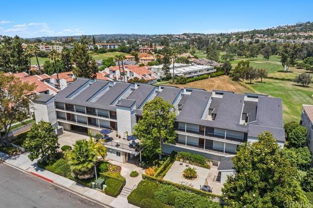 an aerial view of multiple houses