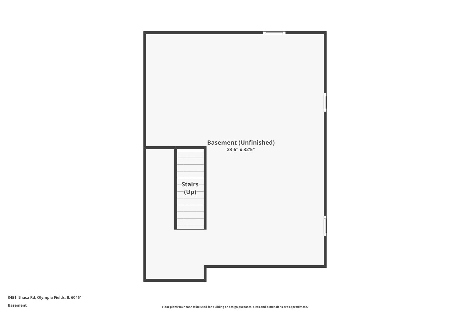 3451 Ithaca Road Olympia Fields, IL 60461 - Photo 29 of 29 a picture of a room with a floor to a window