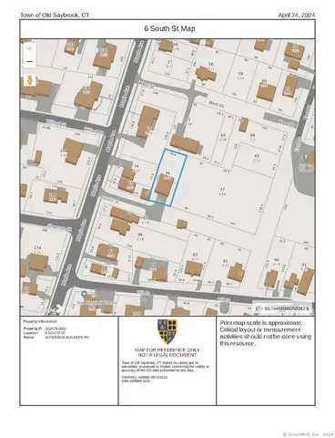 a view of a large building with a clock on the wall