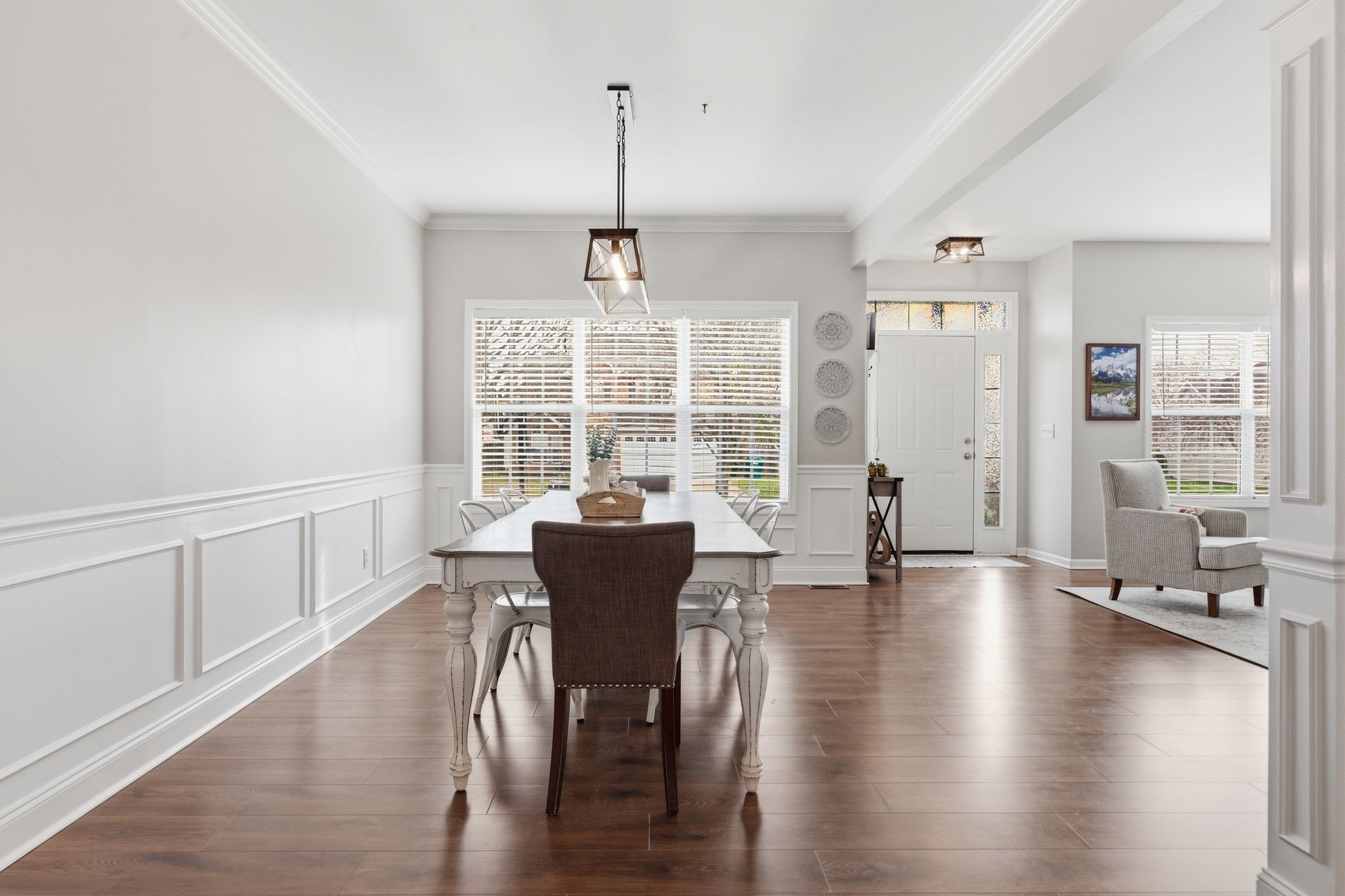 1723 Stephenson Lane Spring Hill, TN 37174 - Photo 14 of 48 a view of a dining room with furniture window and wooden floor