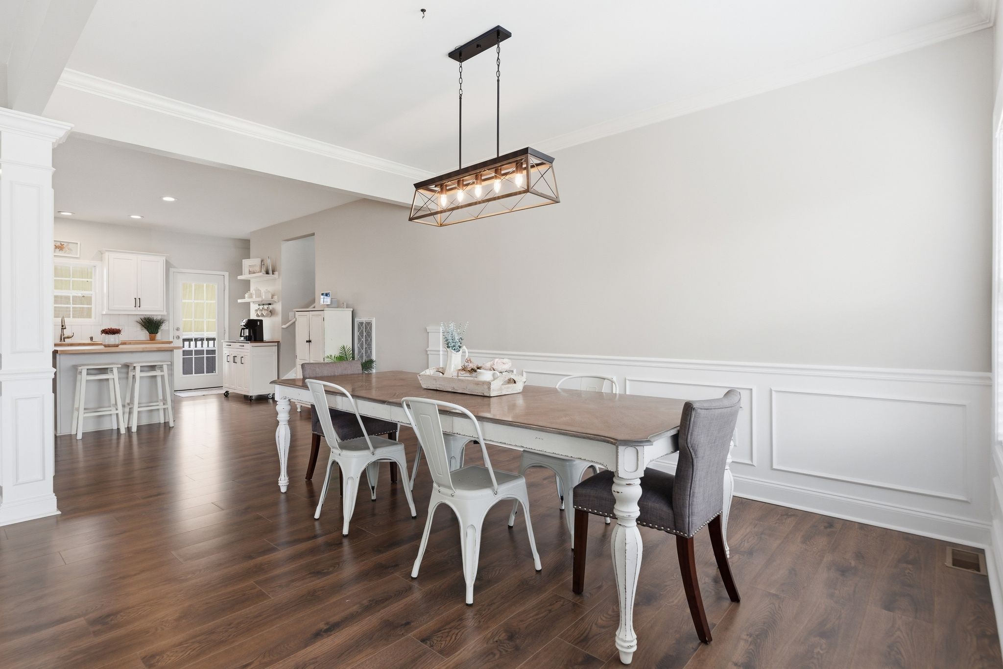 1723 Stephenson Lane Spring Hill, TN 37174 - Photo 16 of 48 a view of a dining room with furniture wooden floor and chandelier
