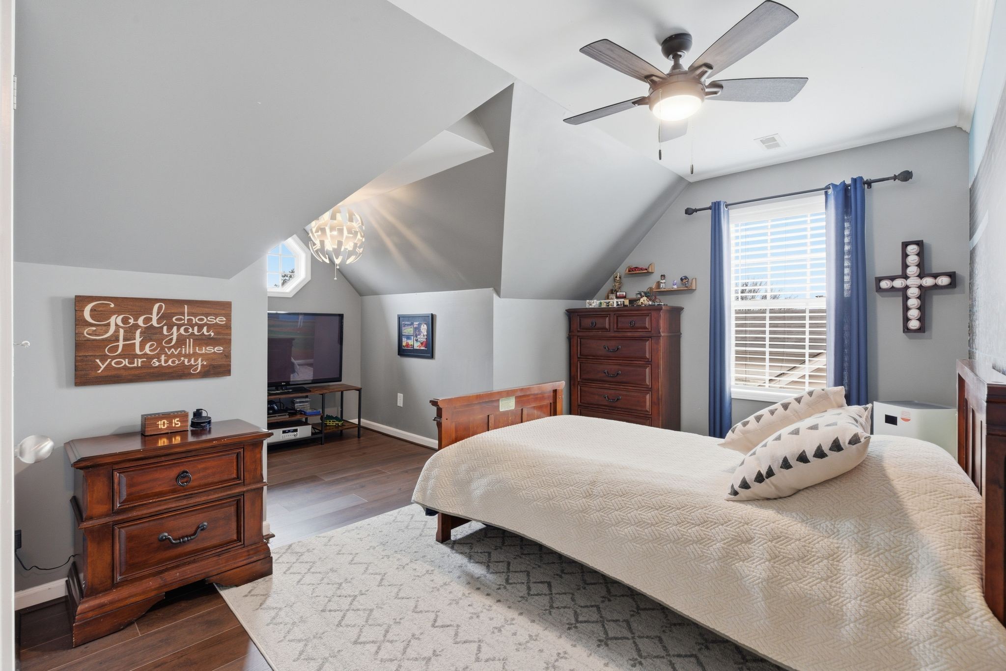 1723 Stephenson Lane Spring Hill, TN 37174 - Photo 38 of 48 a bedroom with a bed dresser and a window