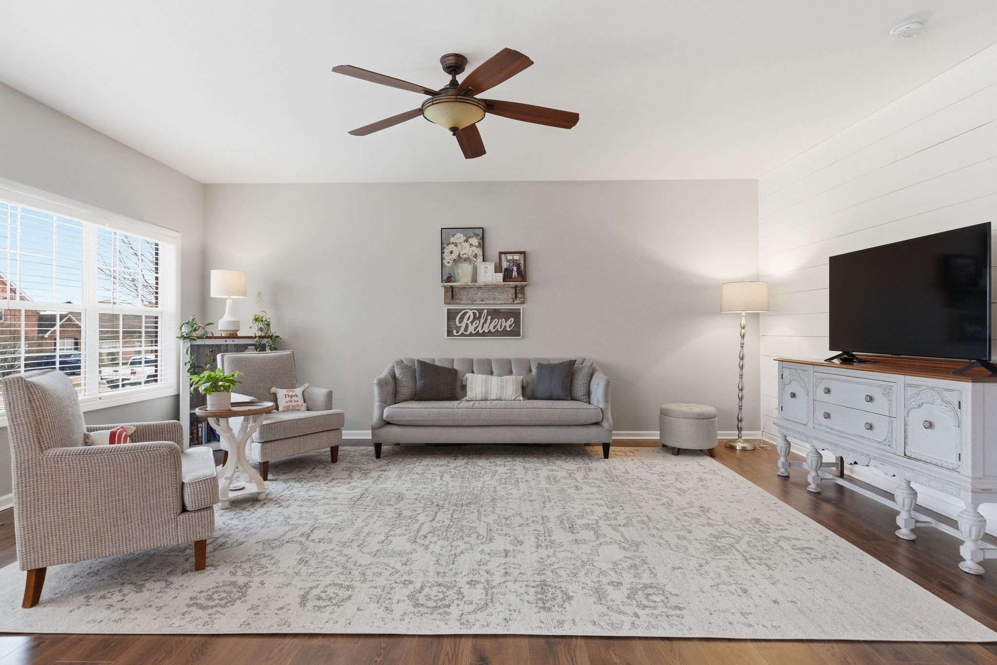 1723 Stephenson Lane Spring Hill, TN 37174 - Photo 7 of 48 a living room with furniture and a flat screen tv