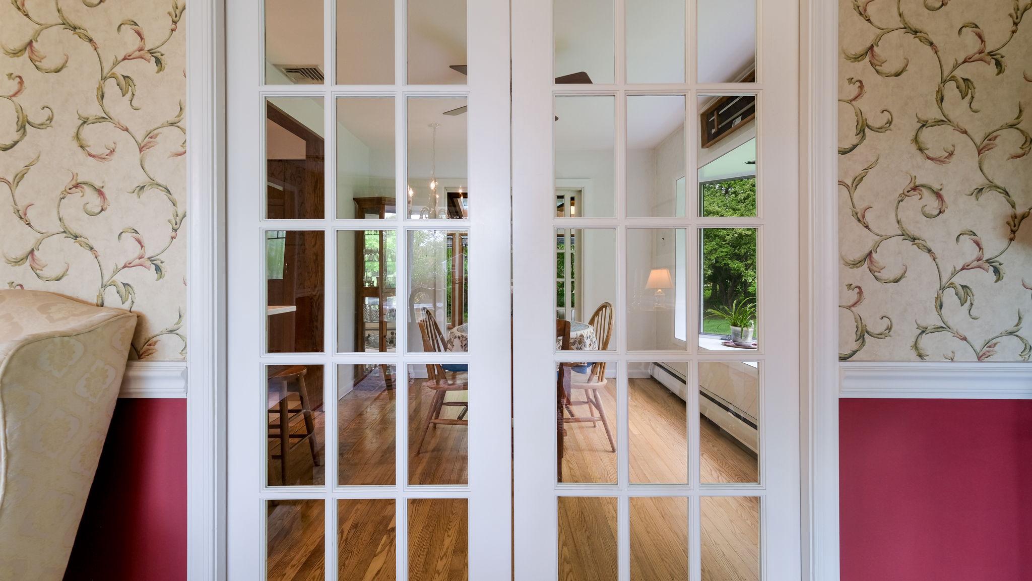 816 Warren Road Ambler, PA 19002 - Photo 12 of 51 Pocket doors from living room to breakfast area