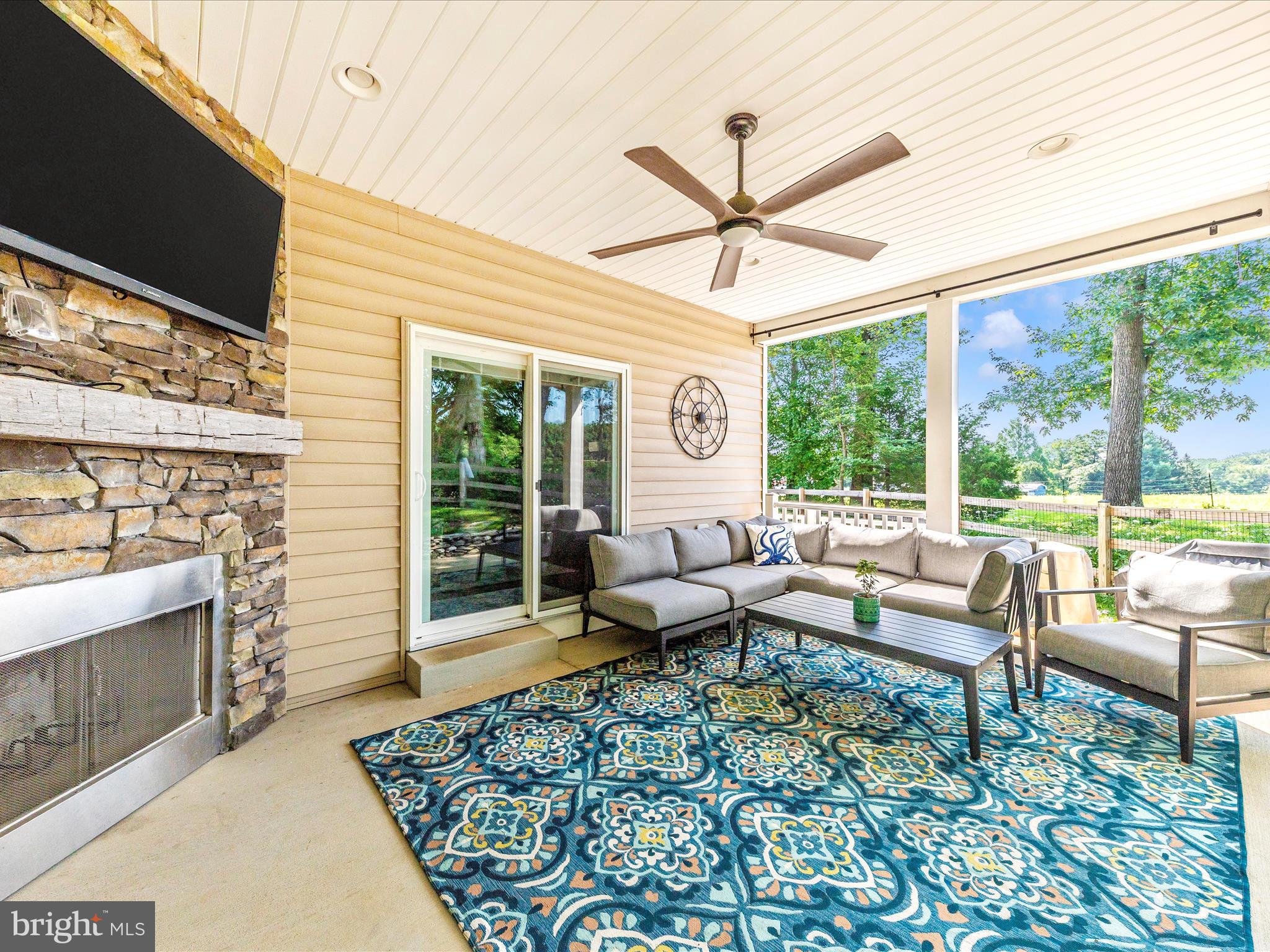 7788 Old Receiver Road Frederick, MD 21702 - Photo 46 of 51 a living room with furniture and a fireplace