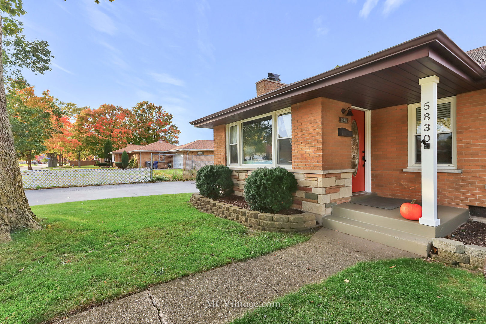 5830 108th Place Chicago Ridge, IL 60415 - Photo 2 of 28 a view of backyard with large tree