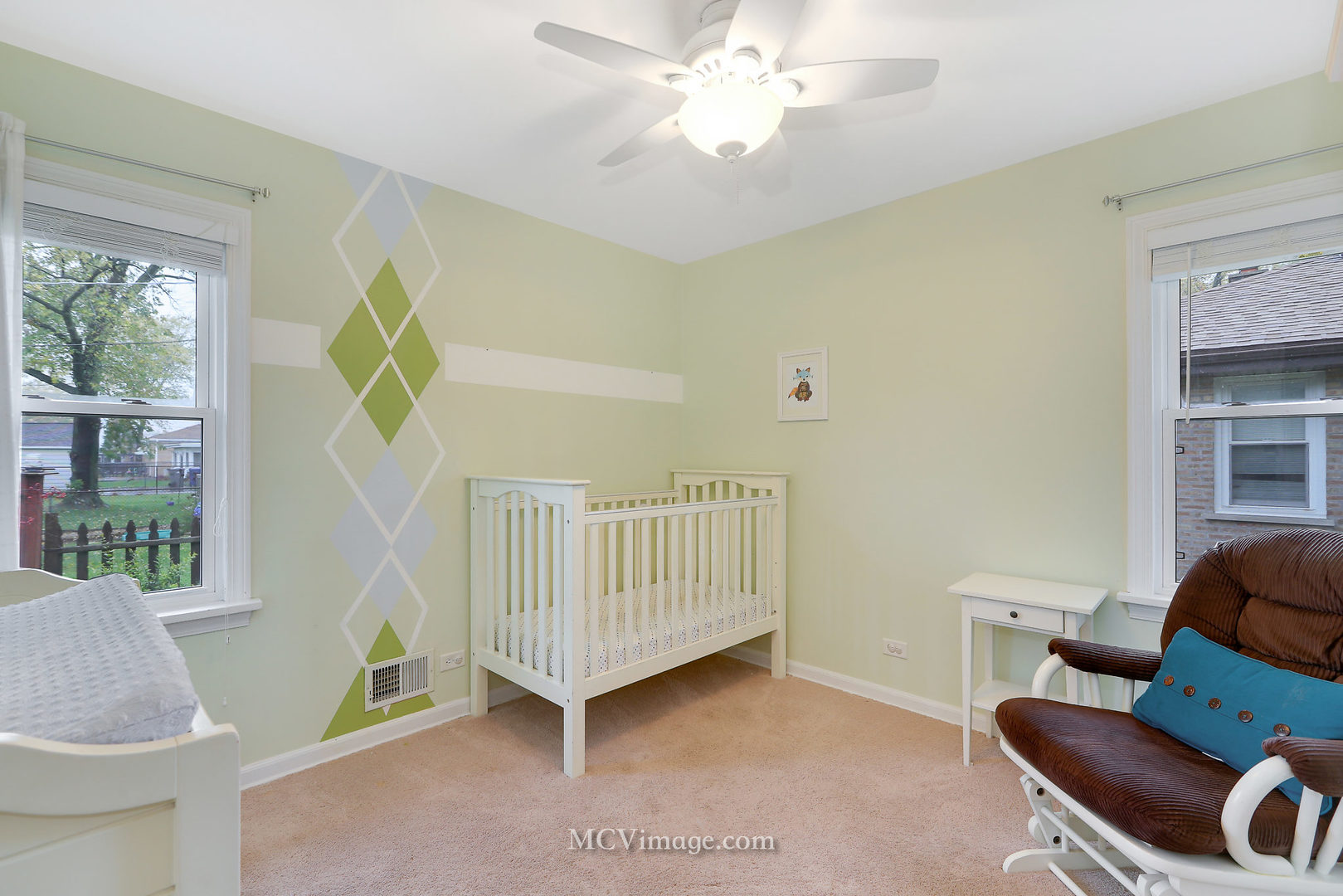5830 108th Place Chicago Ridge, IL 60415 - Photo 16 of 28 a bedroom with furniture and a window