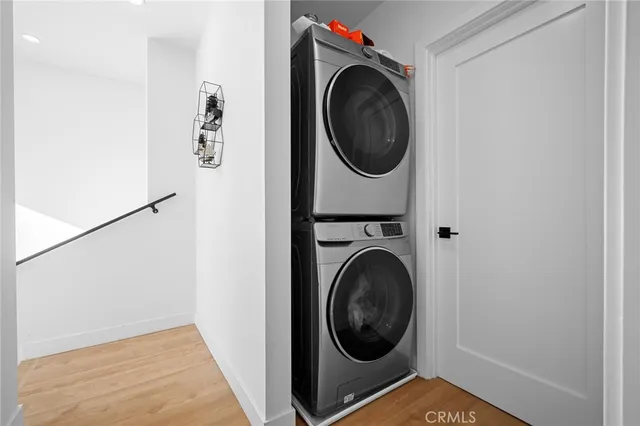 a view of a balcony with an outdoor space
