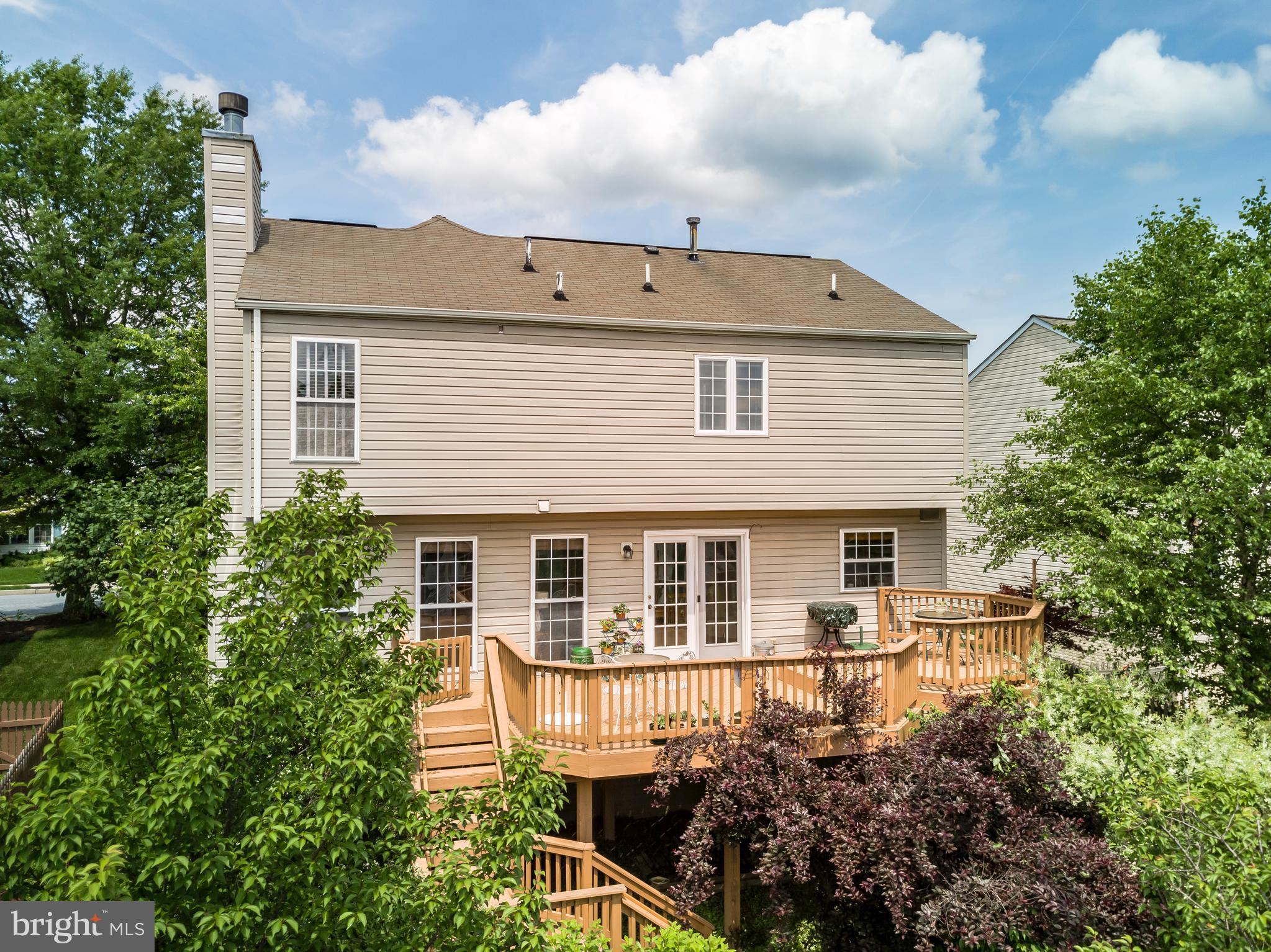 1304 Longbow Road Mount Airy, MD 21771 - Photo 23 of 24 Exterior rear / Deck with stairs