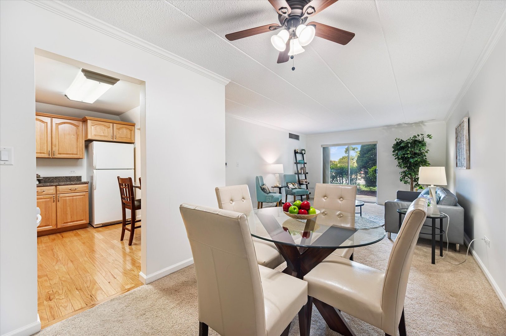 100 West Butterfield Road, Unit 101N Elmhurst, IL 60126 - Photo 5 of 27 a view of a dining room with furniture window and outside view