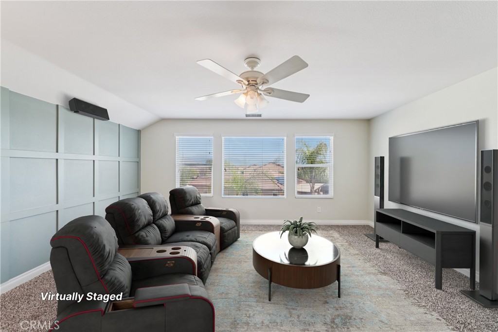 28552 Rustic Glen Street Menifee, CA 92584 - Photo 23 of 48 Virtually Staged -Private upstairs bedroom with full bathroom — perfect for guests or a media room