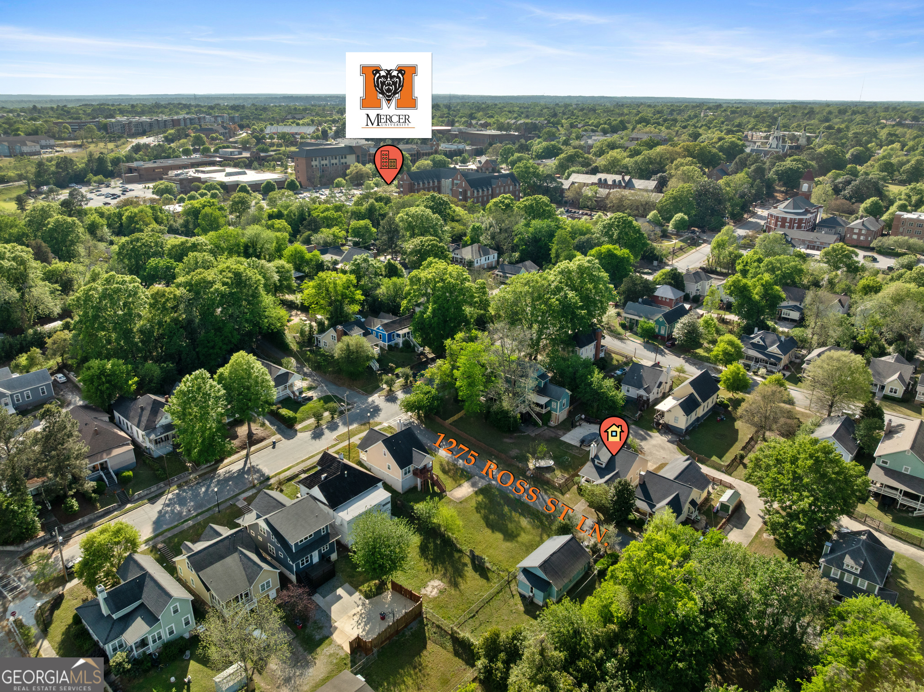 1275 Ross St Lane Macon, GA 31201 - Photo 19 of 20 an aerial view of multiple house