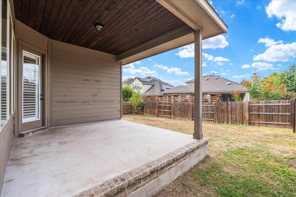 600 Garner Park Drive Georgetown, TX 78628 - Photo 27 of 39 Fenced backyard featuring a patio