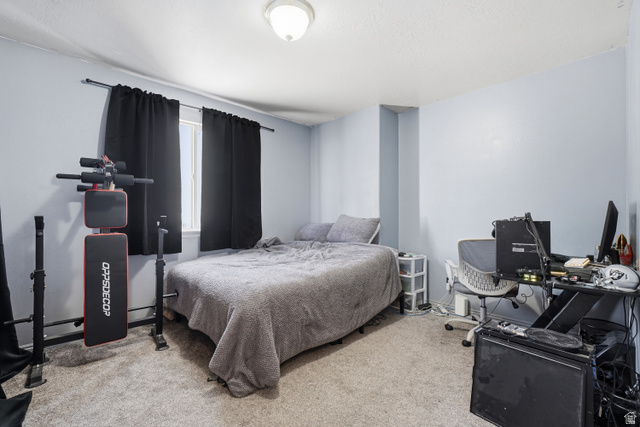 2135 East White Pine Road Eagle Mountain, UT 84005 - Photo 17 of 23 Room featuring light blue walls and gray carpeting