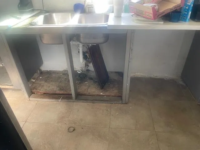 a view of snow on the road