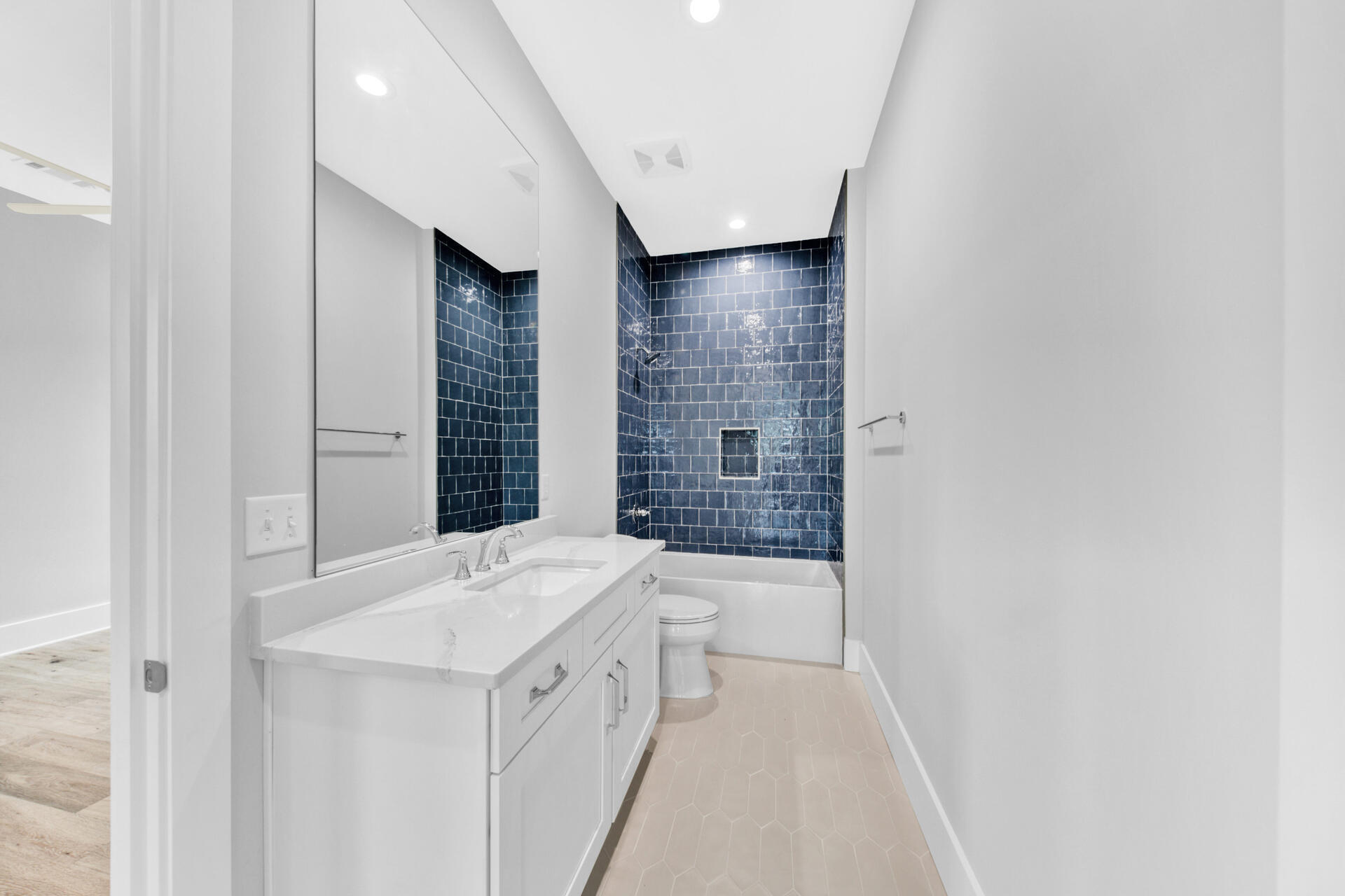 133 Dune Drive Santa Rosa Beach, FL 32459 - Photo 38 of 64 a bathroom with a granite countertop sink a toilet and shower