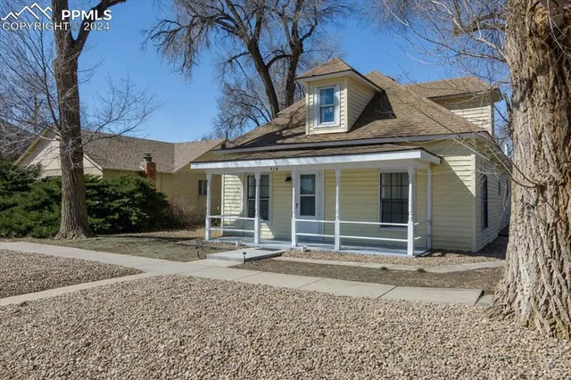 a house with a outdoor space