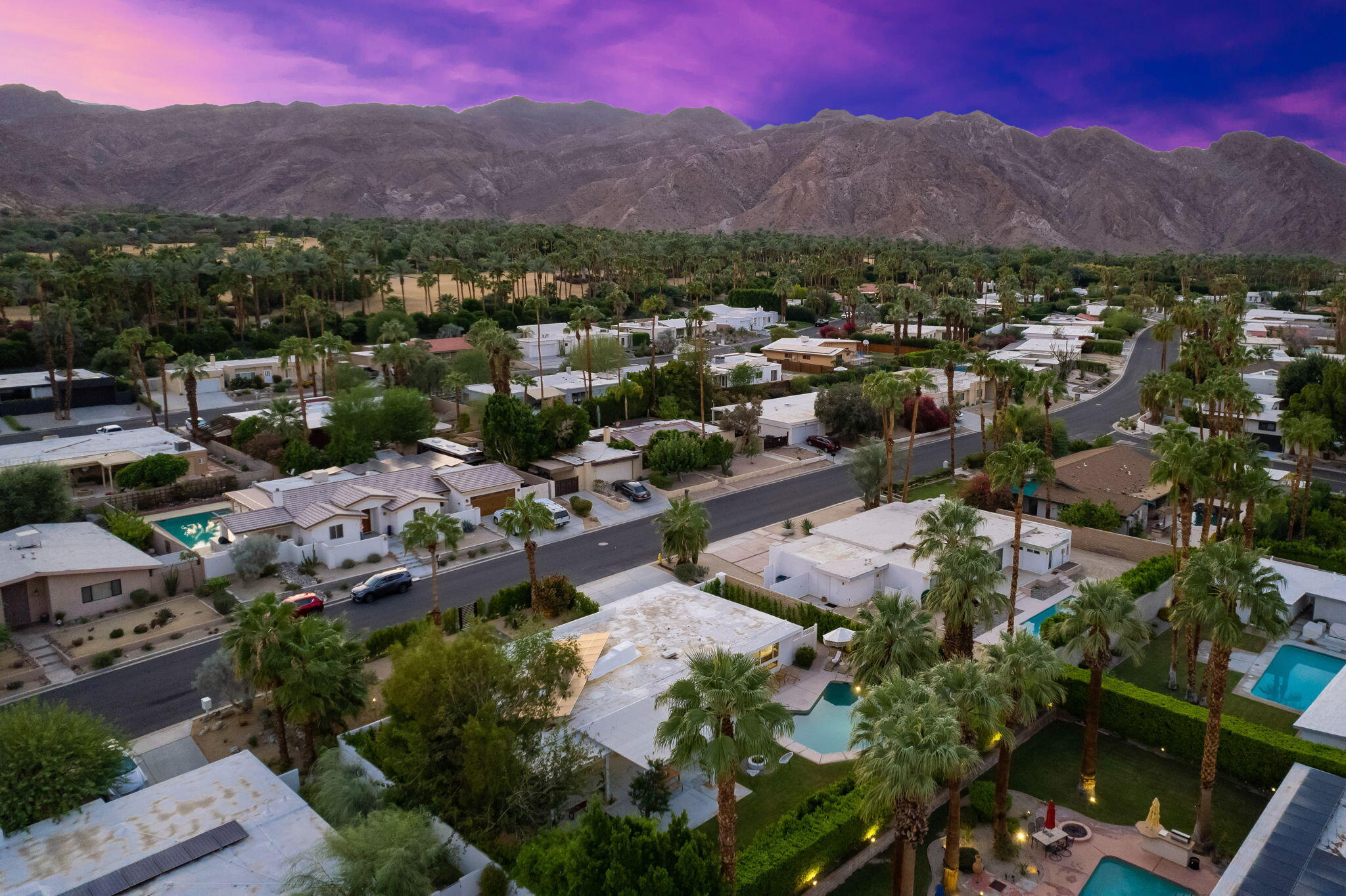 71540 Halgar Road Rancho Mirage, CA 92270 - Photo 7 of 51 a view of a city with a lake