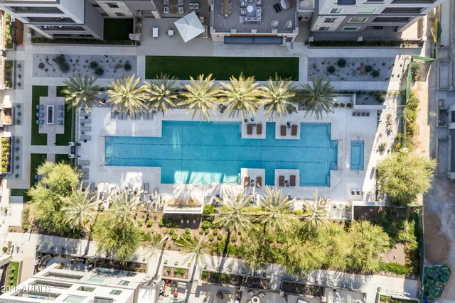 a bedroom with a bed and a view of bathroom