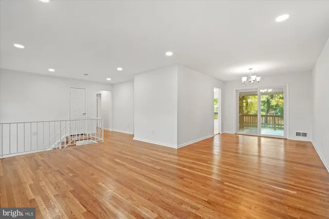 a view of wooden floor