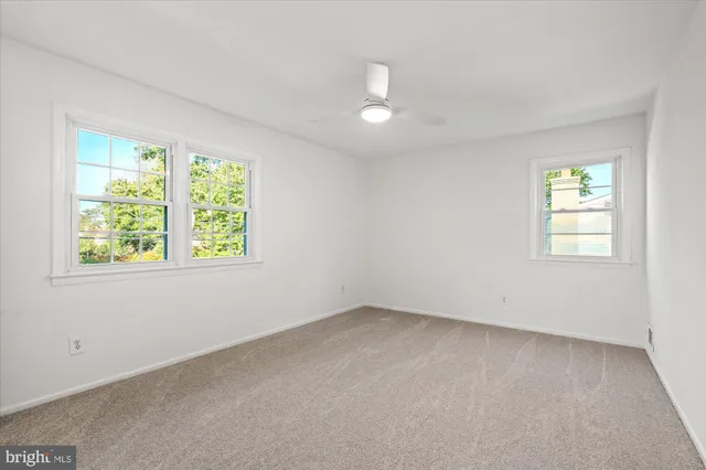 a view of an empty room