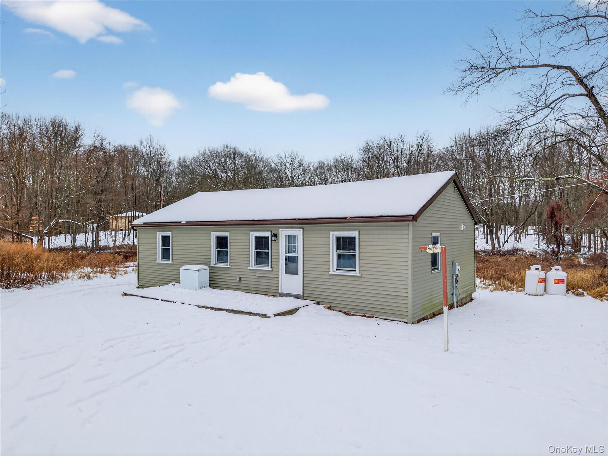 3 Old Country Road Otisville, NY 10963 - Photo 29 of 50 a view of a house with a yard covered in snow