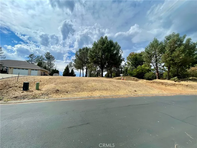 a view of a swimming pool with a yard